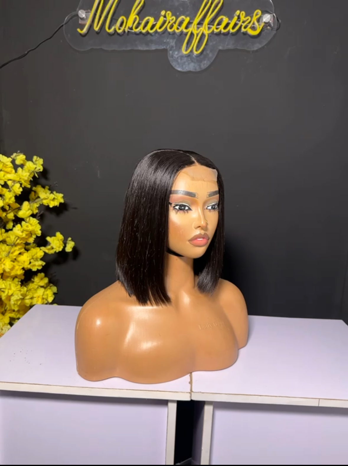 200g/10 inches Bone Straight unit - Bone Straight Human Hair Wig Lagos Nigeria