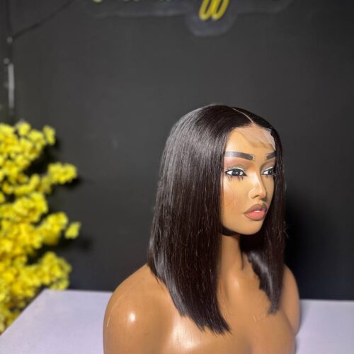 2x6 closure Bone Straight unit - Bone Straight Human Hair Wig Lagos Nigeria