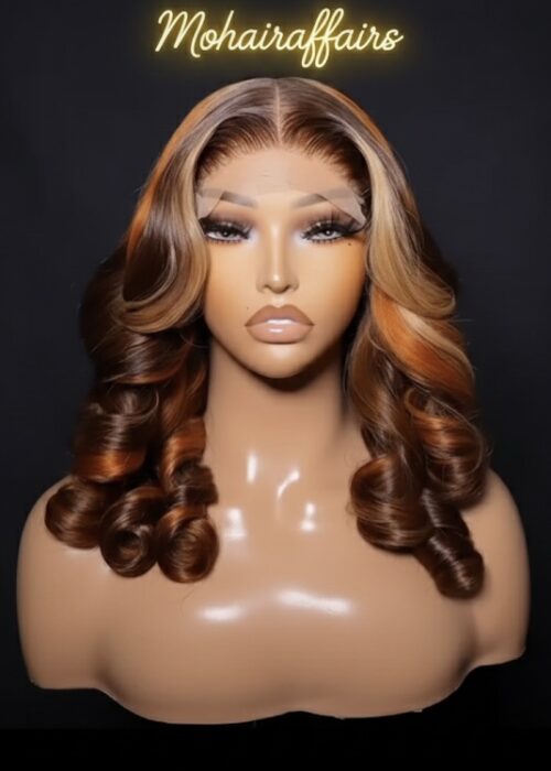 SDD/20 inches  Lily bounce unit Brown with Orange Highlight