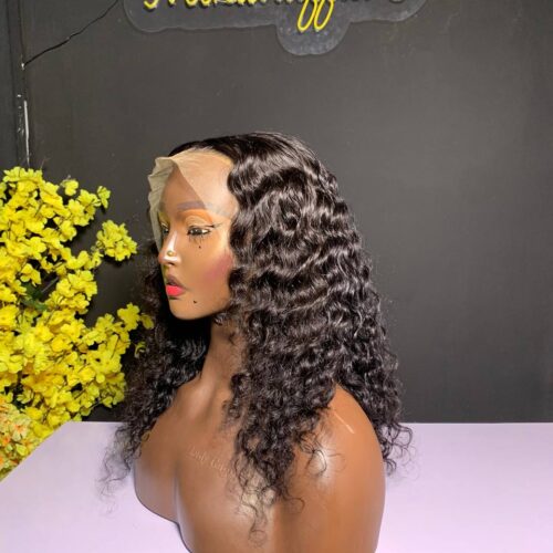 DD/16" inches Natural color 13x4 frontal  Diva deepwave unit - Deepwave Human Hair Wig Lagos Nigeria
