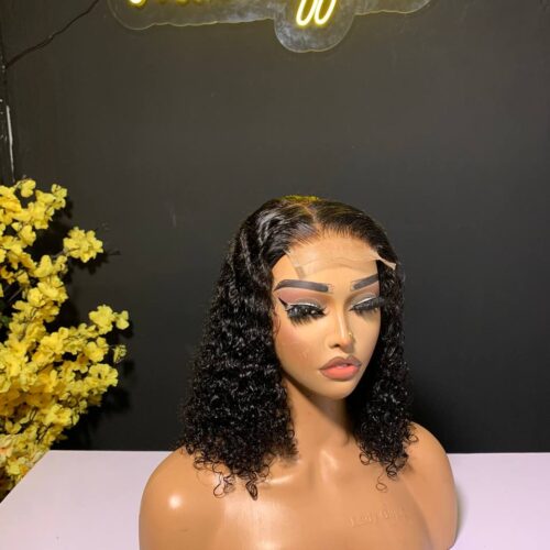 SDD/16 inches Natural color Alo pixie curl unit - Curl Human Hair Wig Lagos Nigeria