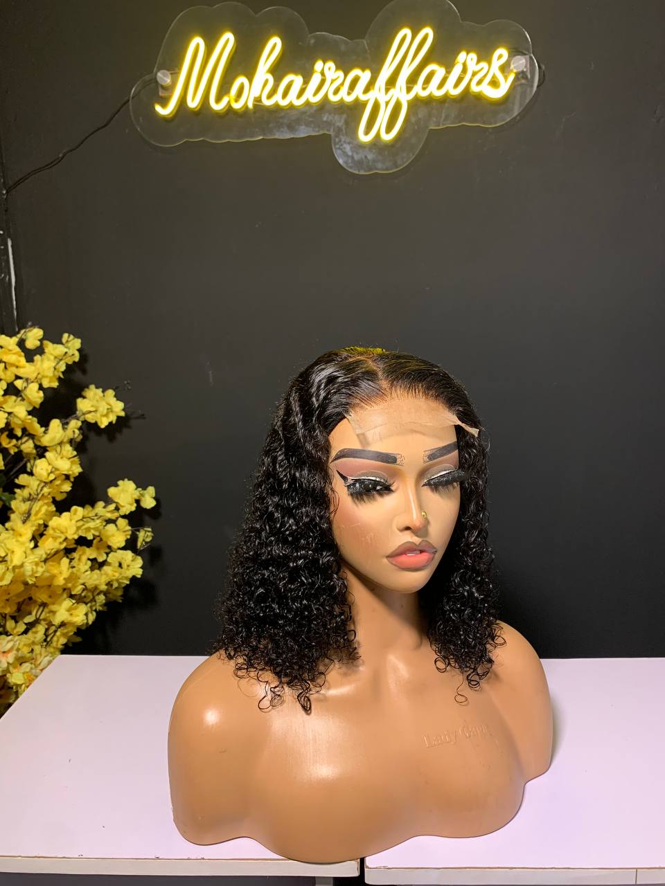SDD/16 inches Natural color Alo pixie curl unit - Curl Human Hair Wig Lagos Nigeria