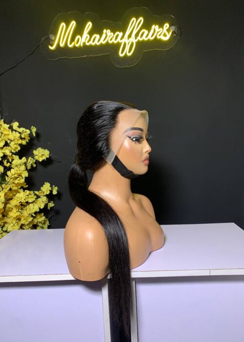 DD/32 inches Natural color 13×4 frontal Lily Straight Unit