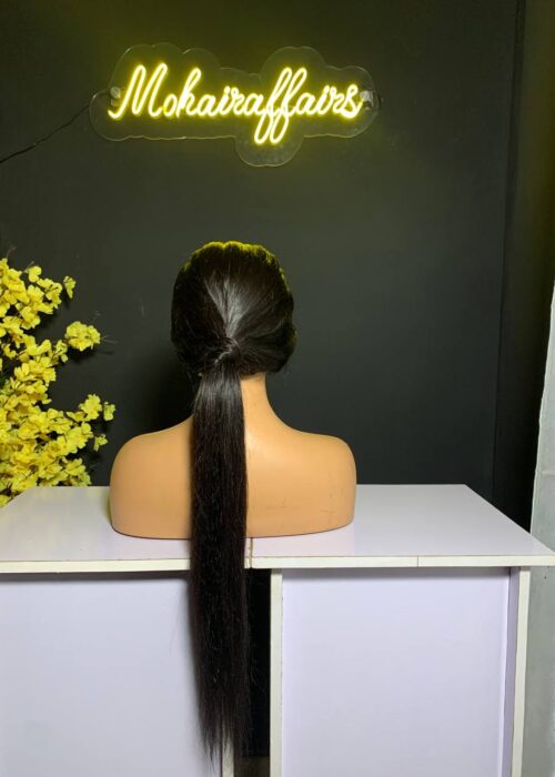 DD/26 inches Natural color 13×4 frontal Lily Straight Unit