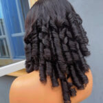 DD/18 inches Natural color 4x4 closure Jessy Bounce Unit - Bounce Human Hair Wig Lagos Nigeria